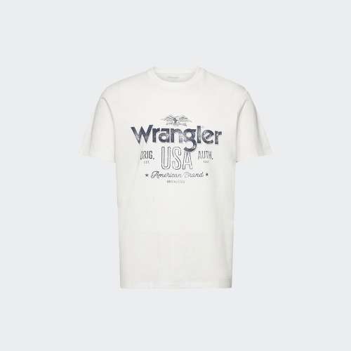 TSHIRT WRANGLER AMERICANA WORN WHITE