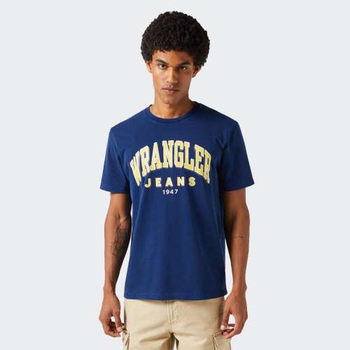 TSHIRT WRANGLER GRAPHIC NAVY
