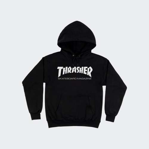 HOODIE THRASHER SKATE MAG BLACK