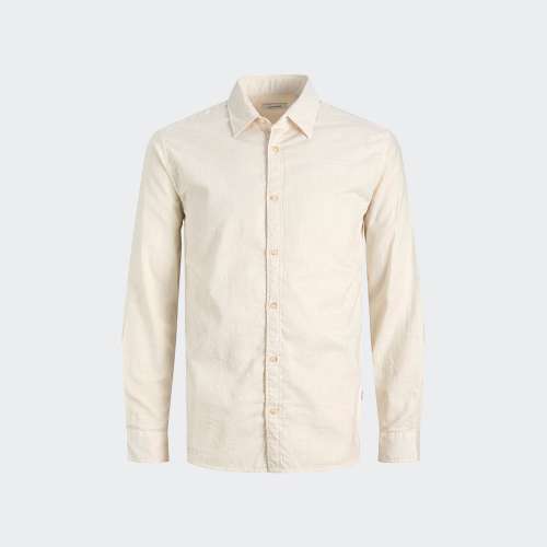 CAMISA JACK & JONES LUB LONG SLEEVE CLOUD DANCER