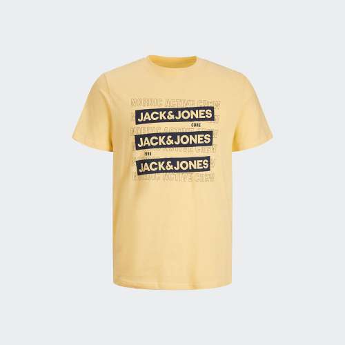 TSHIRT JACK & JONES JCOSPIRIT PALE BANANA