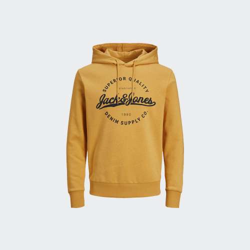 HOODIE JACK & JONES STANLI HONEY GOLD