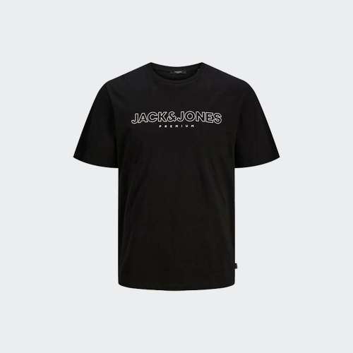 TSHIRT JACK & JONES JASON BLACK