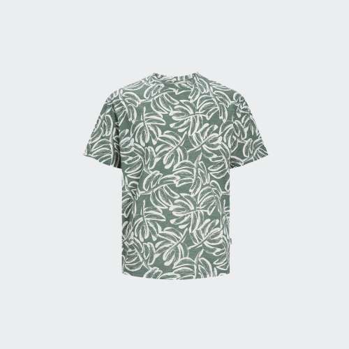 TSHIRT JACK & JONES JORLAFAYETTE AOP LAUREL WREATH