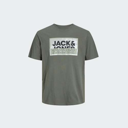 TSHIRT JACK & JONES JCOLOGAN AGAVE GREEN