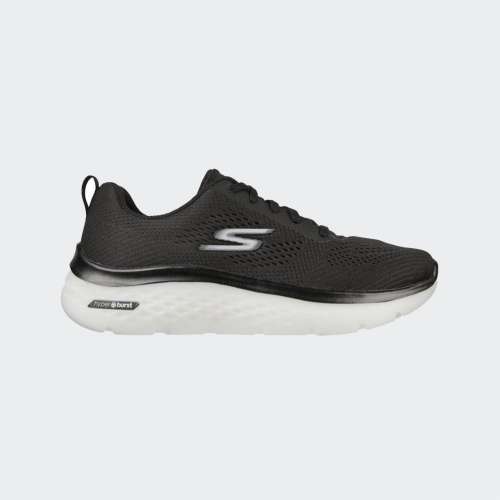 SKECHERS GO WALK HYPER BURST BLACK/WHITE