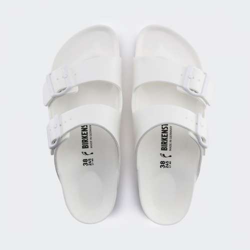 SANDÁLIAS BIRKENSTOCK ARIZONA ESSENTIALS WHITE