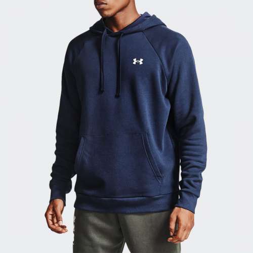 HOODIE UNDER ARMOUR UA RIVAL COTTON NAVY