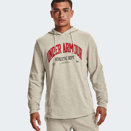 HOODIE UNDER ARMOUR UA RIVAL TRY ATHLC BRN