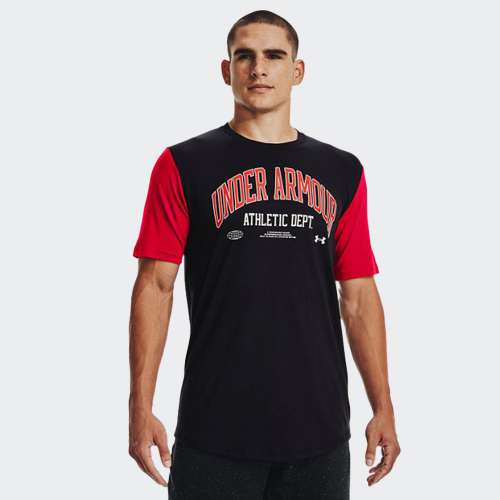 TSHIRT UNDER ARMOUR ATHLETIC DEPARTMENT BLK