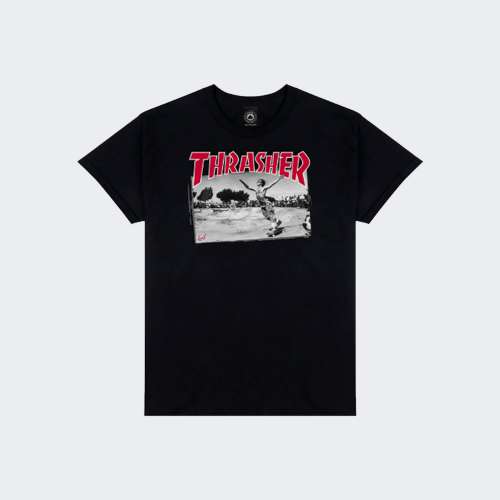 TSHIRT THRASHER JAKE DISH BLACK