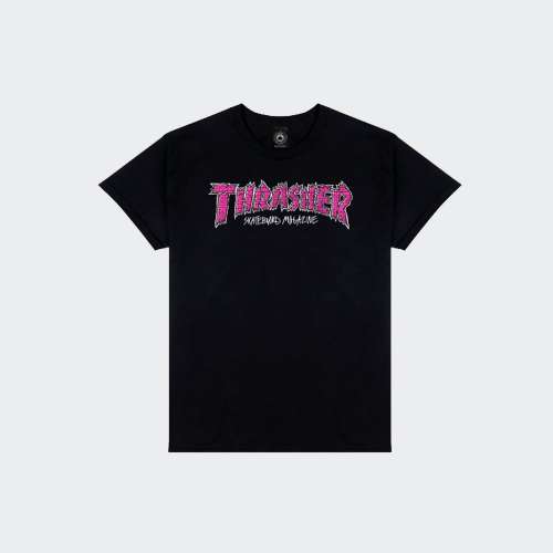 TSHIRT THRASHER BRICK BLACK