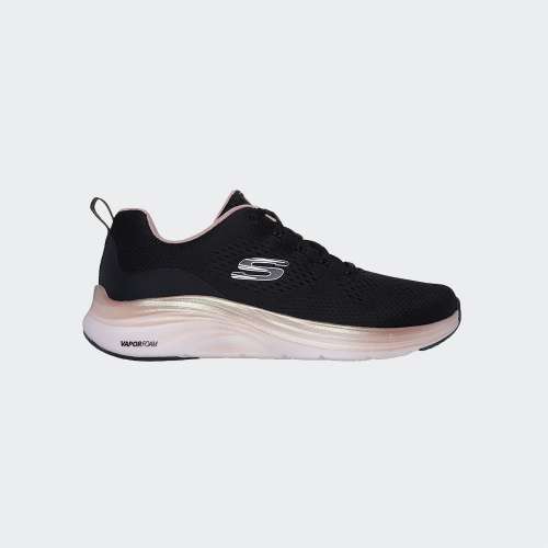 SKECHERS VAPOR FOAM BLACK/ROSE GOLD