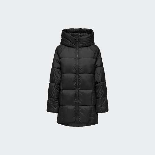 BLUSÃO ONLY ASTA OVERSIZE PUFFER BLACK