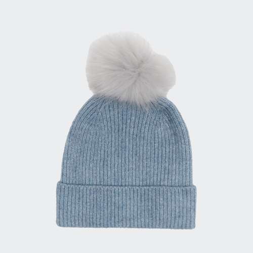 GORRO ONLY KENNI LIFE POMPOM WINDWARD BLUE