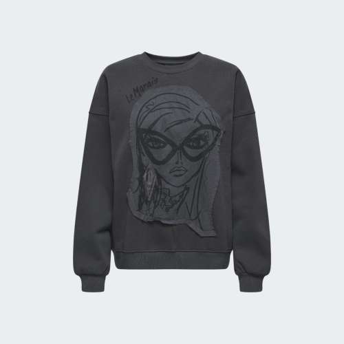 SWEATSHIRT ONLY COLIE GIRLS FACE