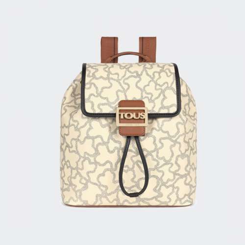 MOCHILA TOUS NEW K ICON MULTI-BEIGE