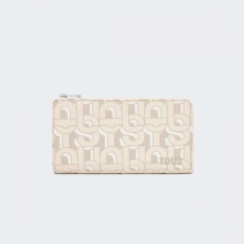 CARTEIRA TOUS MANIFESTO M BEIGE