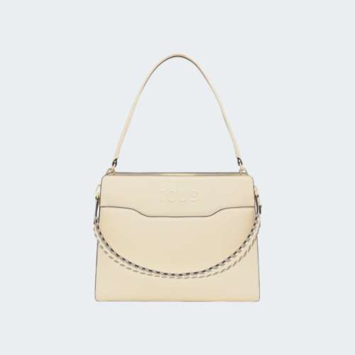 MALA TOUS SHOPPER M AUDREE SAFFIANO BEIGE