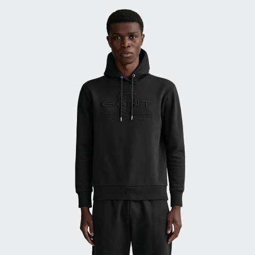 HOODIE GANT REG TONAL SHIELD 5