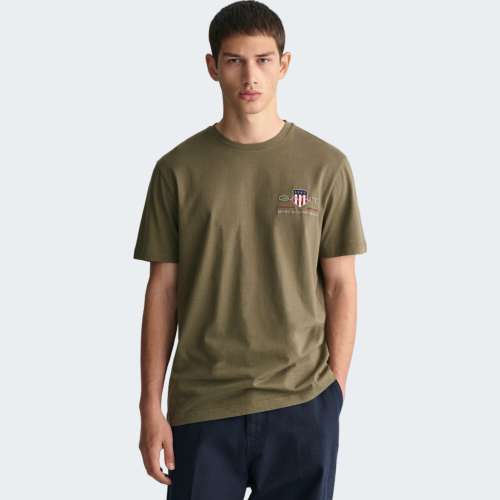 TSHIRT GANT REG ARCHIVE SHIELD