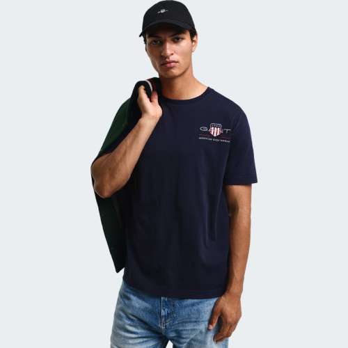 TSHIRT GANT REG ARCHIVE SHIELD