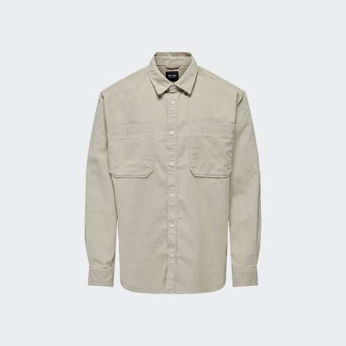 CAMISA ONLY & SONS ALP SILVER LINING
