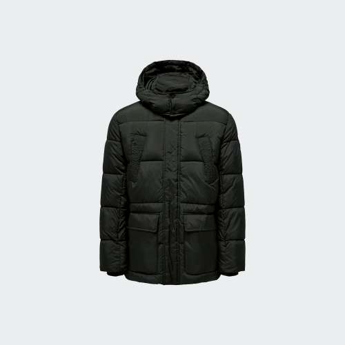 BLUSÃO ONLY & SONS ARWIN PUFFER PEAT