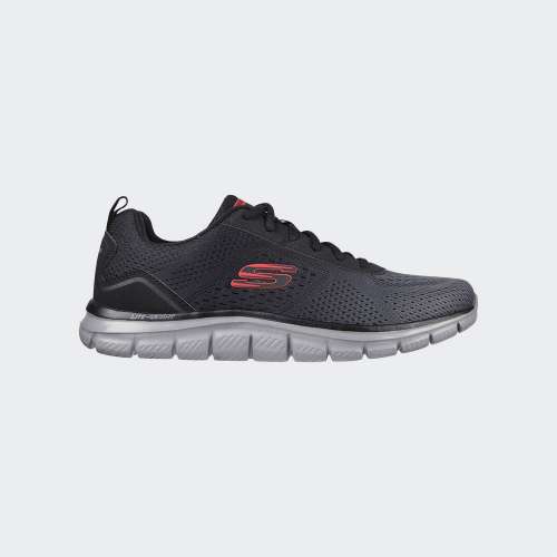 SKECHERS TRACK BLACK/RED