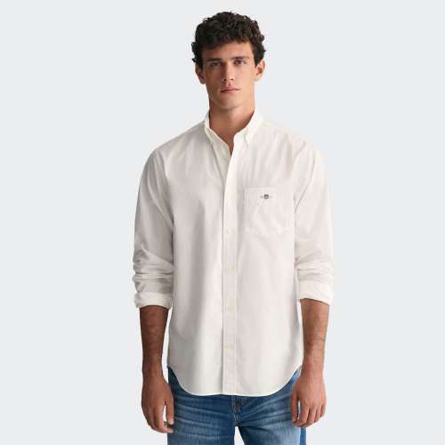 CAMISA GANT REG CLASSIC POPLIN 110