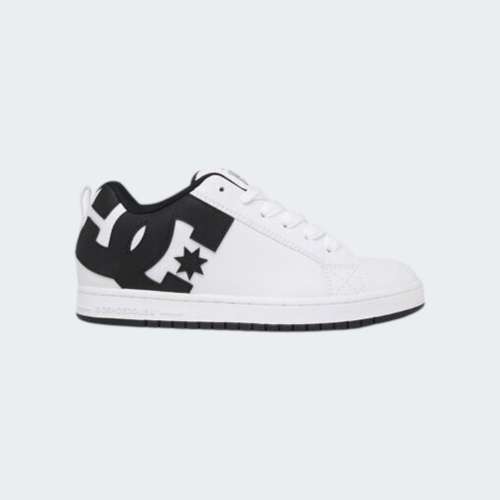 DC COURT GRAFFIK WHITE BLACK BLACK