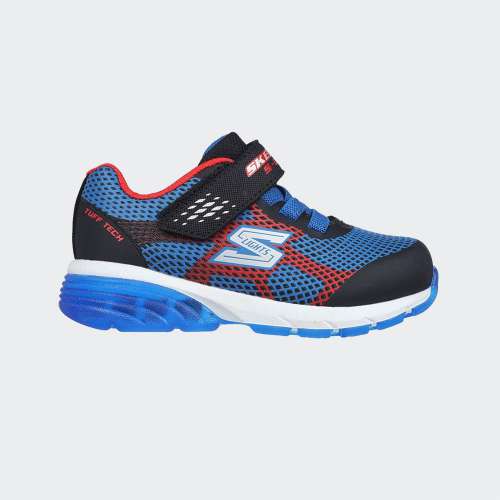 SKECHERS LIGHT RAPID CHARGE K BLACK/RED/BLUE