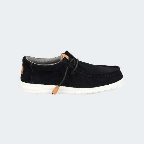 HEY DUDE WALLY CRAFT SUEDE BLACK