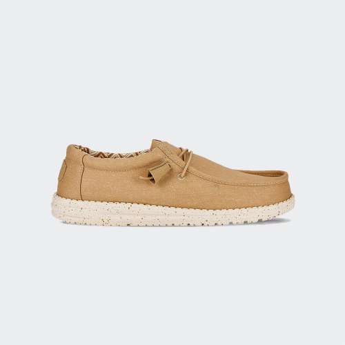 HEY DUDE WALLY CANVAS TAN