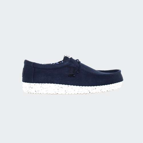 HEY DUDE WALLY CANVAS NAVY