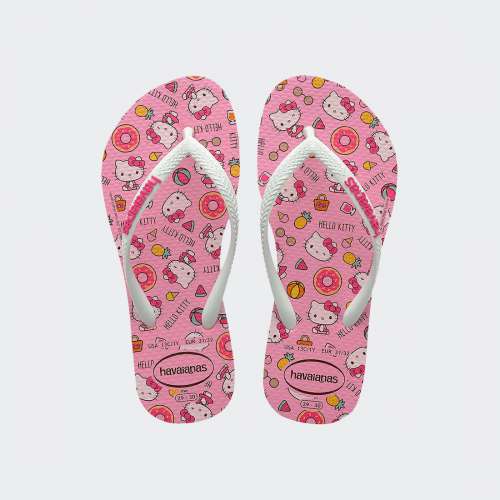 HAVAIANAS KIDS SLIM HELLO KITTY MACARON/PINK