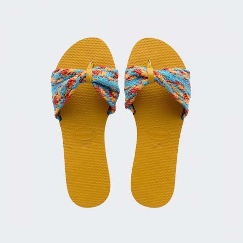 HAVAIANAS YOU SAINT TROPEZ MESH MUSTARD