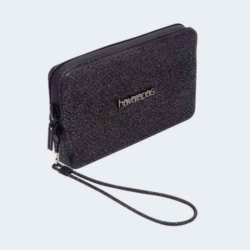 BOLSA HAVAIANAS MINI BAG PLUS GLITTER BLACK