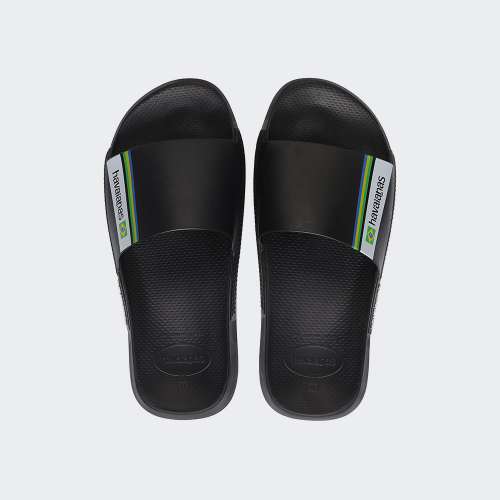 HAVAIANAS SLIDE BRASIL BLACK