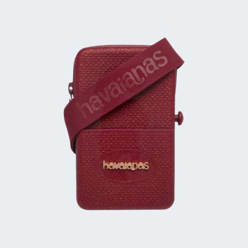 BOLSA HAVAIANAS STREET GLITTER GLITTER AMARANTH