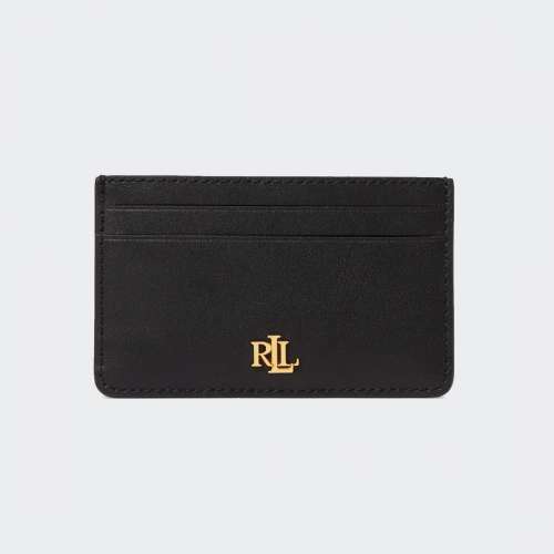 PORTA CARTÕES RALPH LAUREN SUPER SMOOTH BLACK