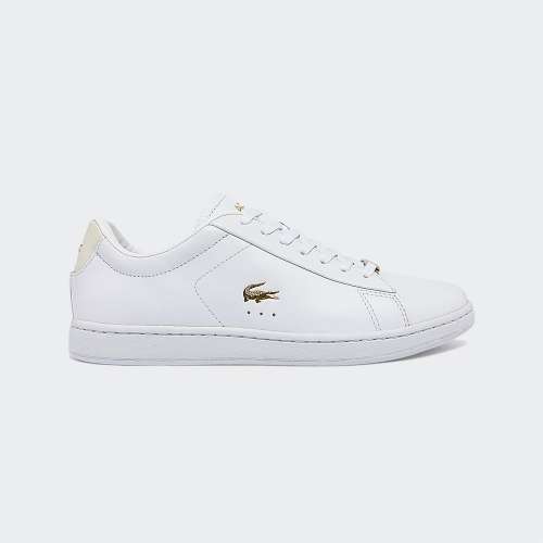 TÉNIS LACOSTE CARNABY EVO 072 WHITE/GOLD