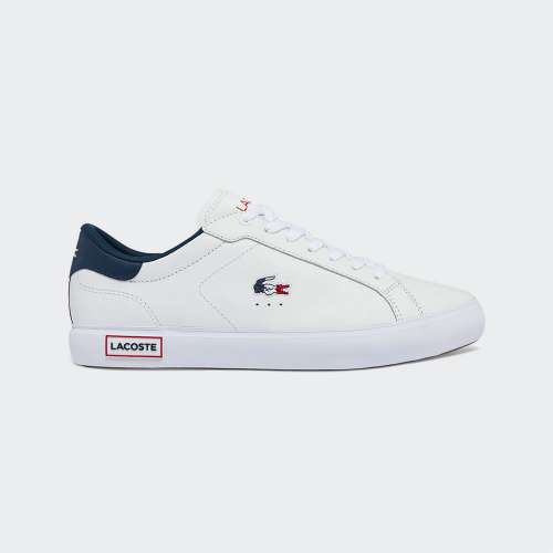 LACOSTE POWERCOURT TRI 2 WHT/NVY/RED