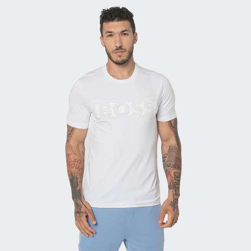 TSHIRT BOSS 50501235 WHITE