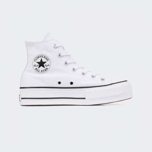 CONVERSE CHUCK TAYLOR ALL STAR HIGH TOP PLATFORM WHITE