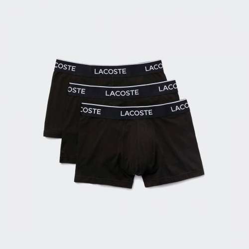 BOXERS LACOSTE COURTS PACK 3 BLACK