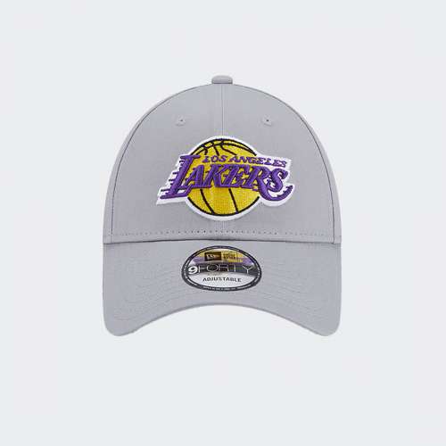 BONÉ NEW ERA LOS ANGELES LAKERS TEAM SIDE PATCH 9 FORTY GREY/YELLOW/PURPLE