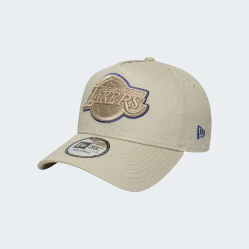261W25 BONE NEW ERA LOS ANGELES LAKERS TONAL OUTLINE EFRAME 