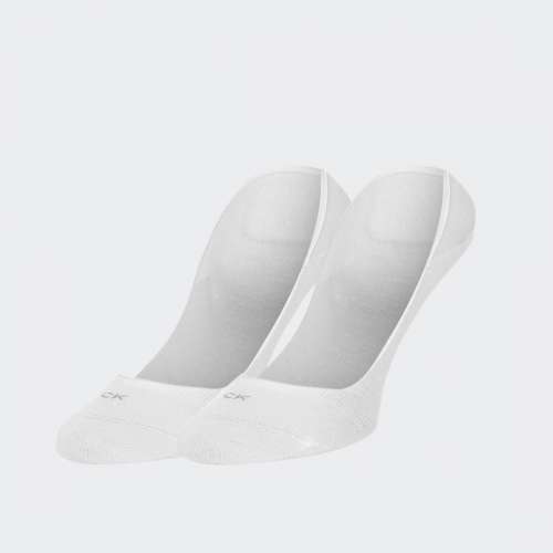CALVIN KLEIN FOOTIE LOW CUT WHITE