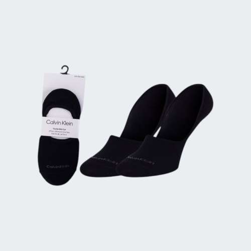S25 MEIAS CALVIN KLEIN FOOTIE MD WOMEN 2P                   